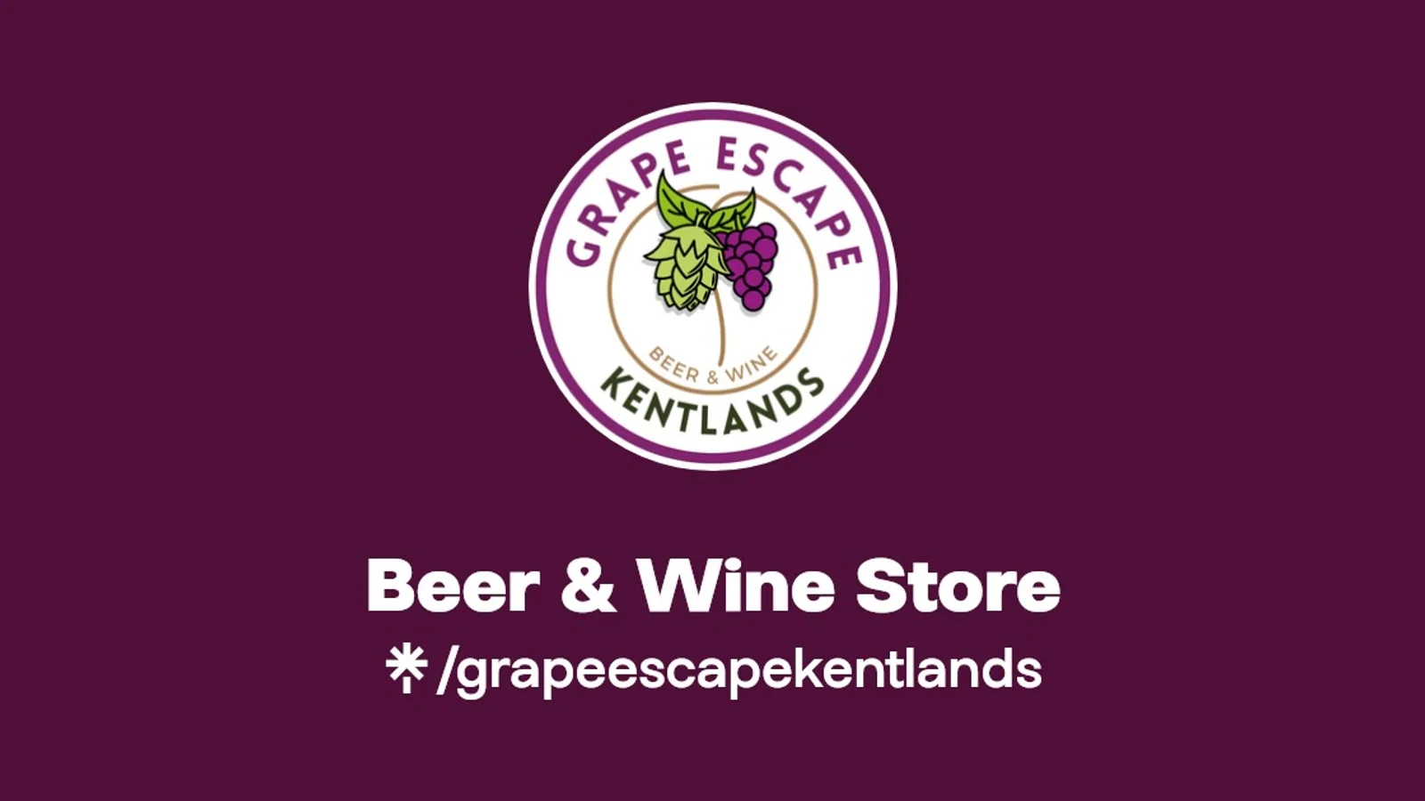 Grape Escape Kentlands cover
