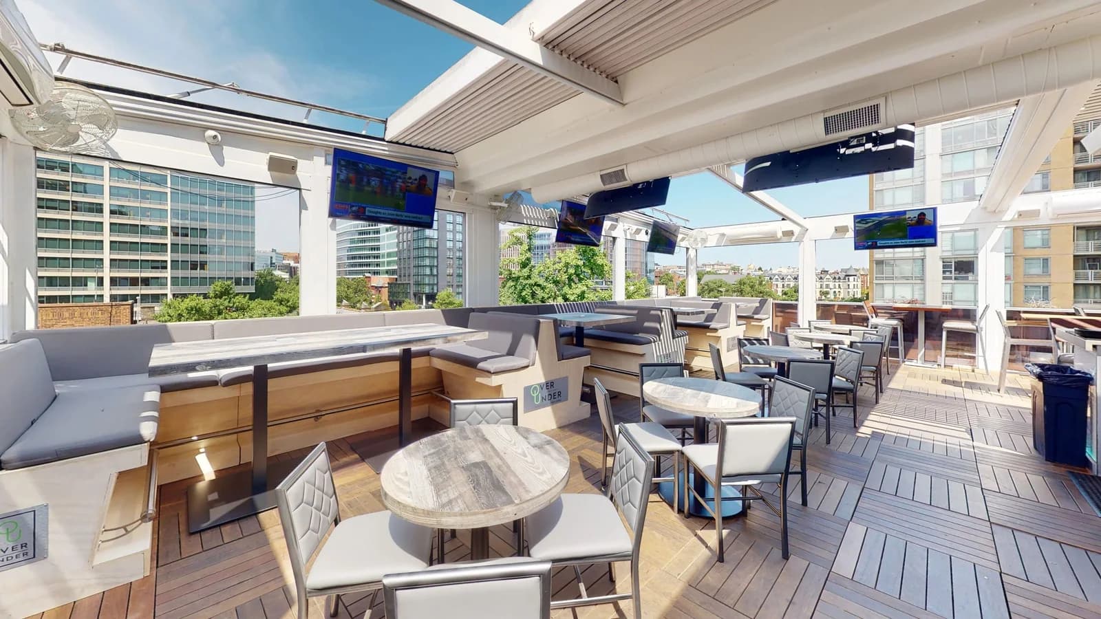 Over Under Rooftop Sports Bar cover