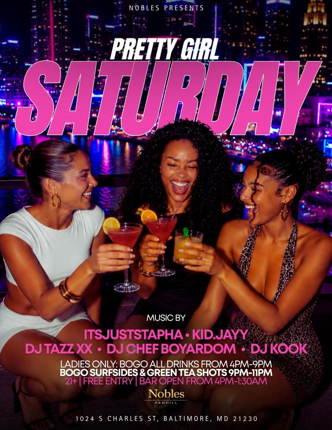 SATURDAY FROM 4PM- 1:30AM! The party doesn’t stop! flyer